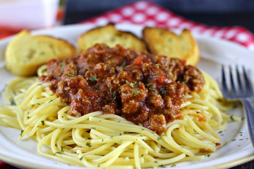 Turkey Bolognese Spaghetti Sauce - Steviva Brands Sweeteners